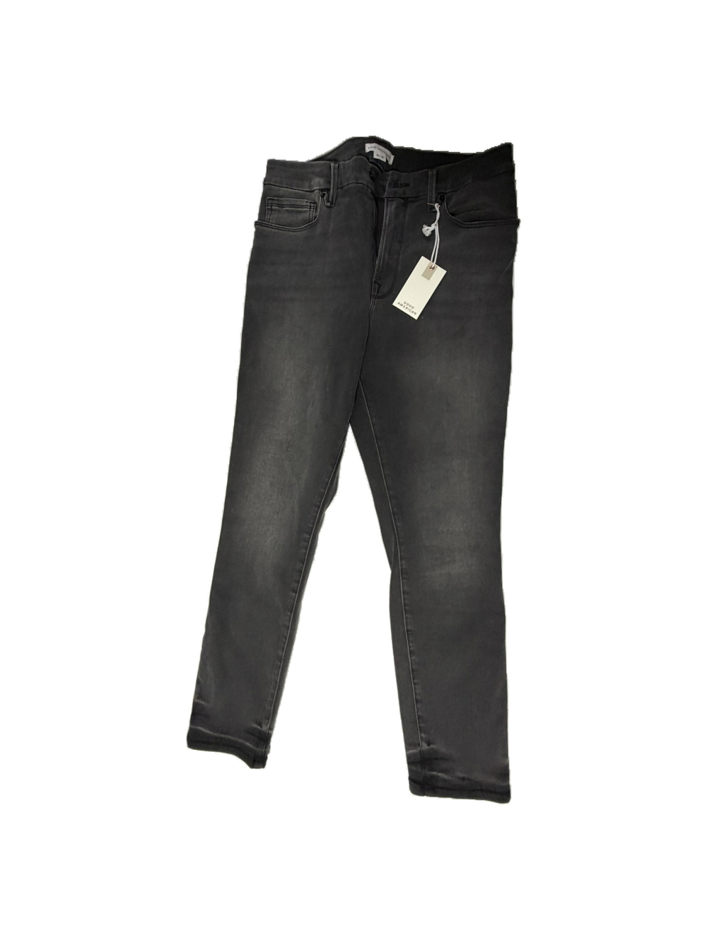 Good American Skinny Jeans 12/31 Washed Black Denim